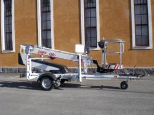 Plataformas telescópicas Plataformas telescópicas remolcables Dino Lift Dino 120T
