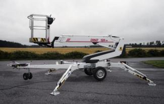 Plataformas telescópicas Plataformas telescópicas remolcables Dino Lift Dino 120TN