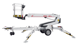 Plataformas telescópicas Plataformas telescópicas remolcables Dino Lift Dino 120TN