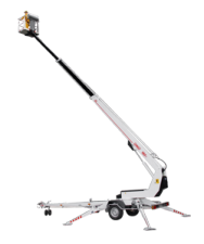 Plataformas telescópicas Plataformas telescópicas remolcables Dino Lift Dino 180T