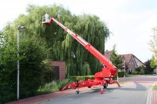 Plataformas telescópicas Plataformas telescópicas remolcables TEUPEN Gepard 25 T