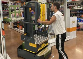 Plataformas telescópicas Plataformas verticales Faraone Elevah 40 B Picking