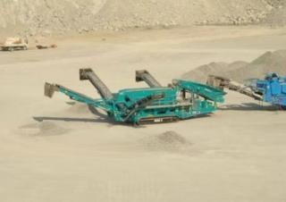Platas cribadoras móviels Powerscreen H5163