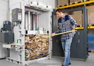 Prensas de basura HSM V-Press 1160 plus