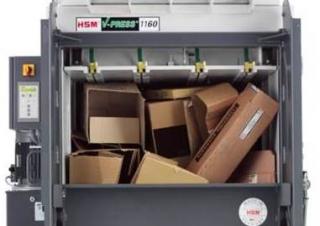 Prensas de basura HSM V-Press 1160 plus