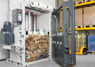 Prensas de basura HSM V-Press 1160 plus