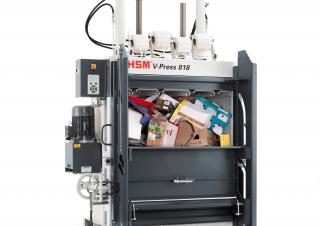 Prensas de basura HSM V-Press 818 eco