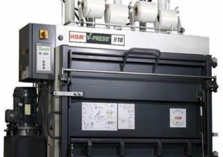 Prensas de basura HSM V-Press 818 eco