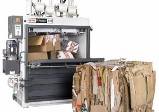 Prensas de basura HSM V-Press 818 eco