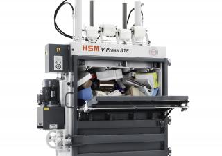 Prensas de basura HSM V-Press 818 eco