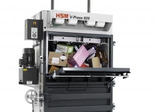 Prensas de basura HSM V-Press 820 eco