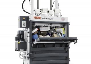 Prensas de basura HSM V-Press 825 plus