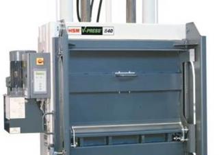 Prensas de basura HSM V-Press 840 eco