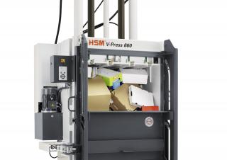 Prensas de basura HSM V-Press 860 eco