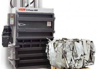 Prensas de basura HSM V-Press 860 eco