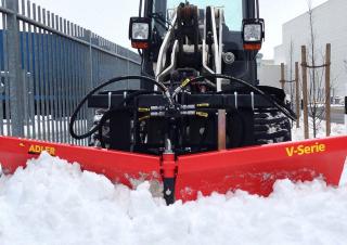 Equipos para trabajos de invierno Quitanieves Quitanieves reguables Adler V 330