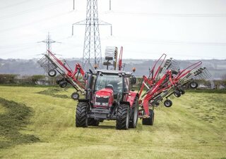 Rastrillos rotativos Massey Ferguson RK1254 TRC-Pro