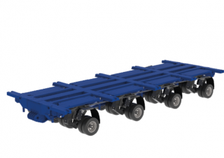 Remolques Remolque modular de servicio pesado Goldhofer THP/DC