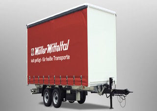 Remolques Remolques con plataforma de lona Müller Mitteltal EAL-TA 10,5