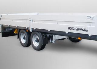 Remolques Remolques con plataforma de lona Müller Mitteltal EAL-TA 13,5