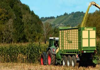 Remolques de ensilado Krone ZX 550 GL