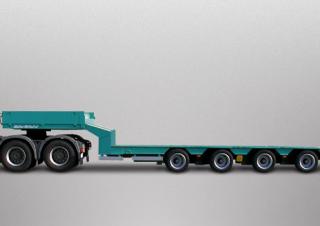 Remolques Semiremolque lowbed Müller Mitteltal TS 4 Profi