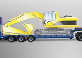 Remolques Semiremolque lowbed Müller Mitteltal TT 40 Profi