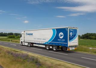 Remolques Semirremolque plataforma de lona Krone SDP 27 elB4-CS