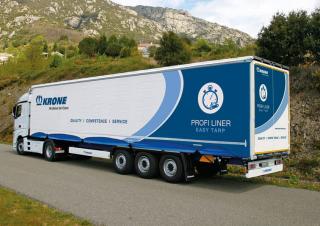 Remolques Semirremolque plataforma de lona Krone SDP 27 elB4-CS