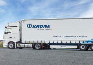 Remolques Semirremolque plataforma de lona Krone SDP 27 eLG4-CS