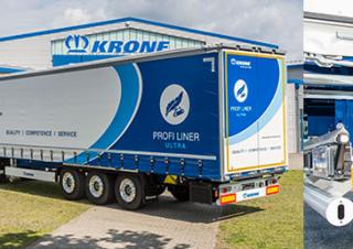 Remolques Semirremolque plataforma de lona Krone SDP 27 eLUB-CS