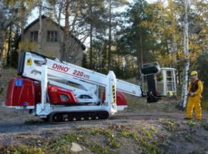Plataformas elevadoras articuladas Plataformas articuladas de orugas Dino Lift Dino 220 XTC