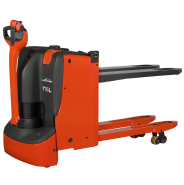 Transpaleta elec. de conductor acompañante Linde T16L