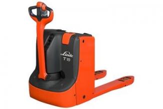 Transpaleta elec. de conductor acompañante Linde T16
