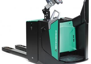 Transpaleta manual Transpaletas con plataforma elevadora Mitsubishi PBV20N2