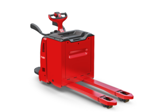 Transpaleta manual Transpaletas con plataforma elevadora Linde T25AP 