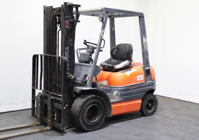 TOYOTAフォークリフト20 Toyota 06-8 FD 20F Ficha tecnica & Especificaciones (2014-2023