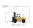 Caterpillar DP100 Dimensiones y tamaño