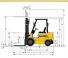 Caterpillar DP 18 K Dimensiones y tamaño