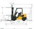 Caterpillar DP30N Dimensiones y tamaño