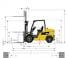 Caterpillar DP45N Dimensiones y tamaño