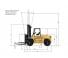 Caterpillar DP80 Dimensiones y tamaño