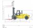Hyster H32XMS 9 Dimensiones y tamaño