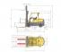 Hyster H4.0FT 5 Dimensiones y tamaño