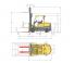 Hyster H5.0FT Dimensiones y tamaño