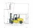 Hyster H8.00XM 6 Dimensiones y tamaño