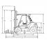 Linde H 80/1100 D Dimensiones y tamaño
