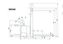 Apiladores de palets con plataforma elevadora Mitsubishi SBV 12 NI
