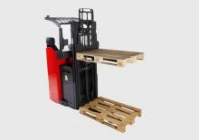 Apiladores de palets con asiento Linde D12RW 