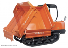 Dúmperes de orugas Kubota KC 250 HR-4